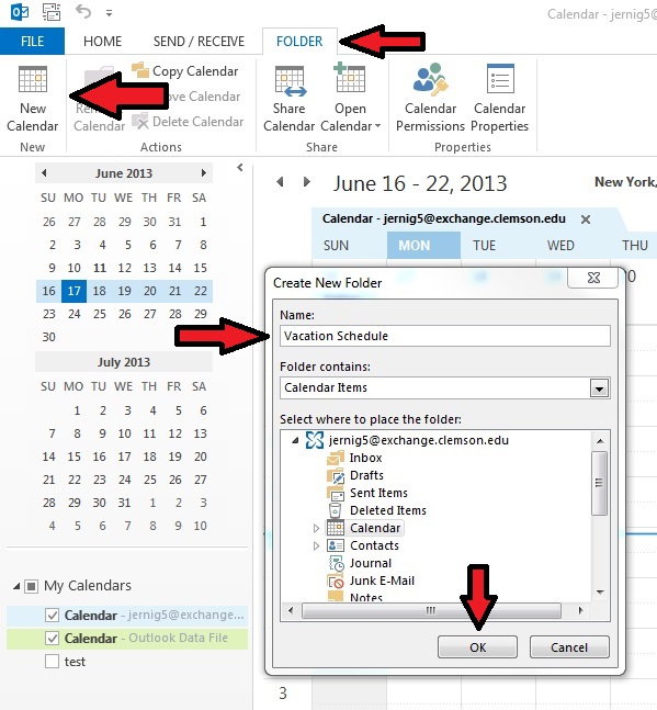 HOW TO Exchange Share Secondary Calendar for Outlook 2010 and 2013